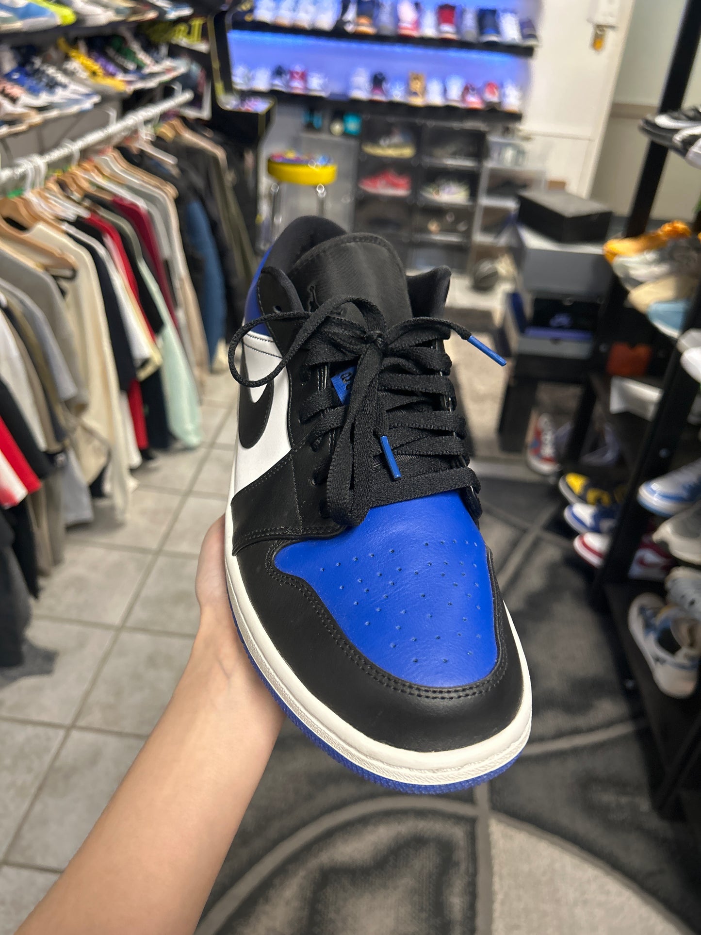 Jordan 1 Low Royal Toe (US 11.5) (used no box)