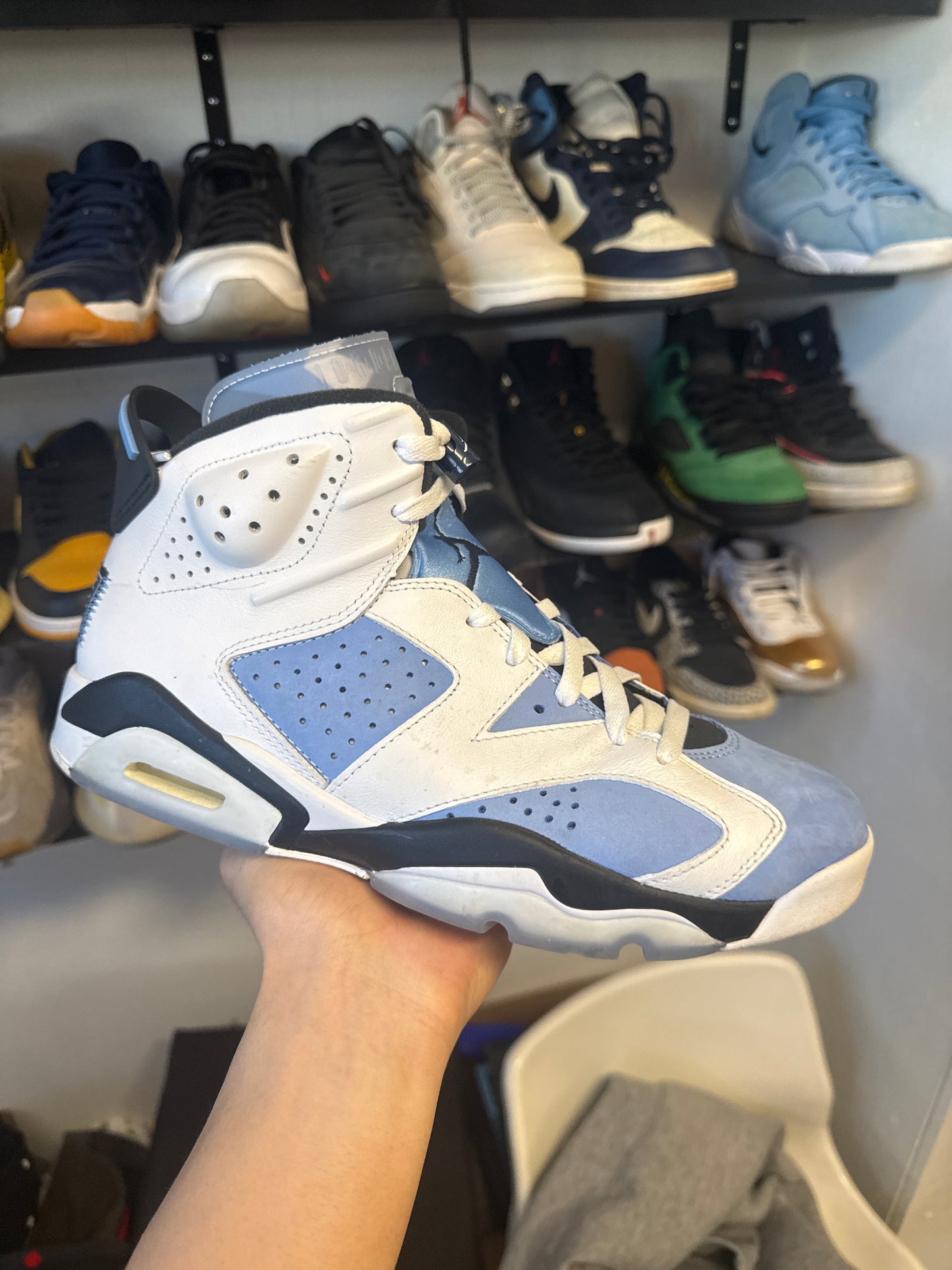 Jordan 6 Retro UNC White (US 10) (used)