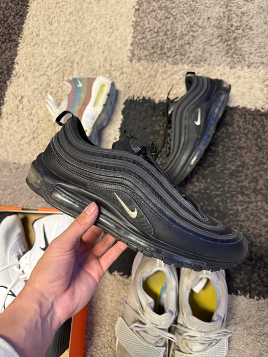 Nike Air Max 97 Black White Anthracite (US 13) / USED NO BOX