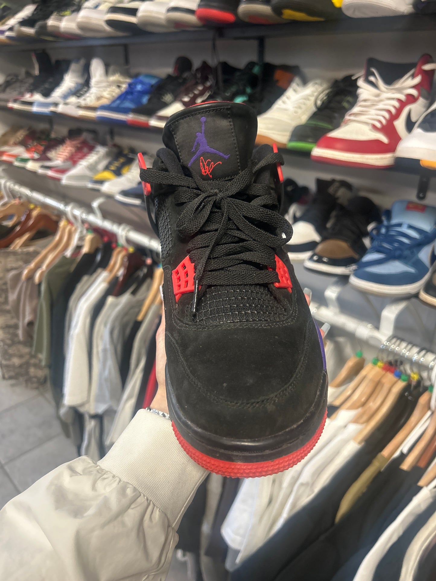 Jordan 4 Retro Raptors Drake OVO (2019) (US 11) (used)