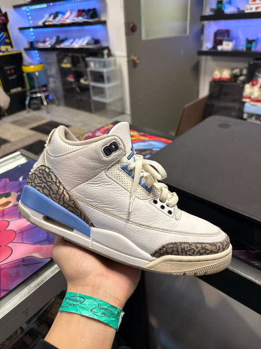 Jordan 3 Retro UNC (2020) (US 8.5) / USED
