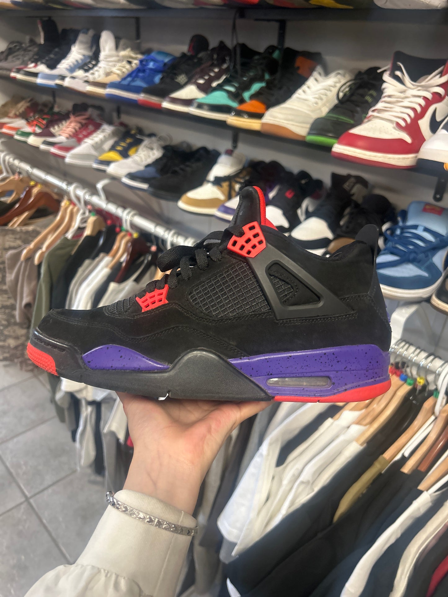 Jordan 4 Retro Raptors Drake OVO (2019) (US 11) (used)