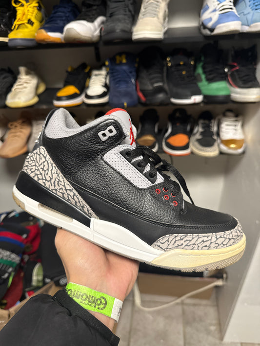 Jordan 3 Retro Black Cement (2018) (US 10.5) (used no box )