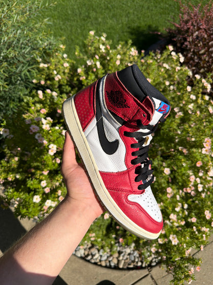 Jordan 1 Retro High Spider-Man Origin Story (US 10.5) (used no box)