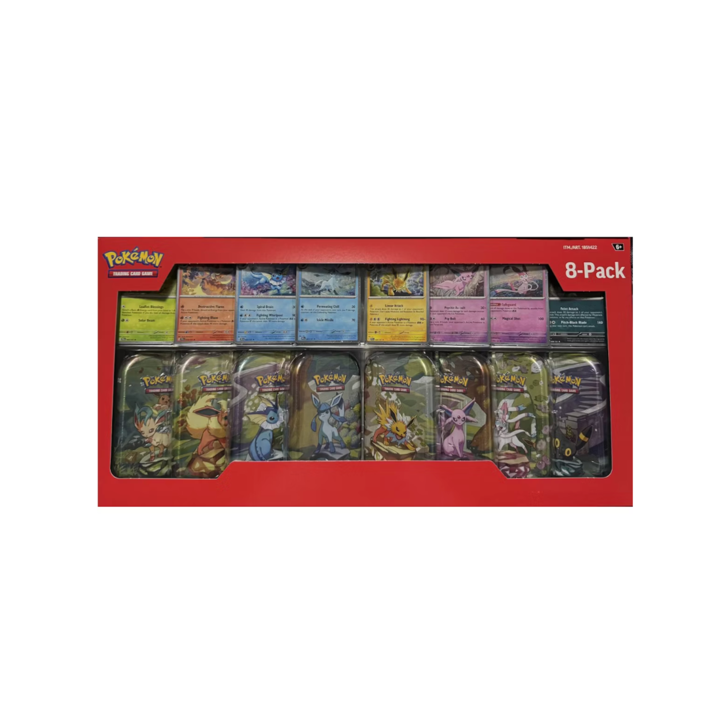 2025 Pokémon Prismatic Evolutions Mini Tins 8-Pack (Costco Exclusive)