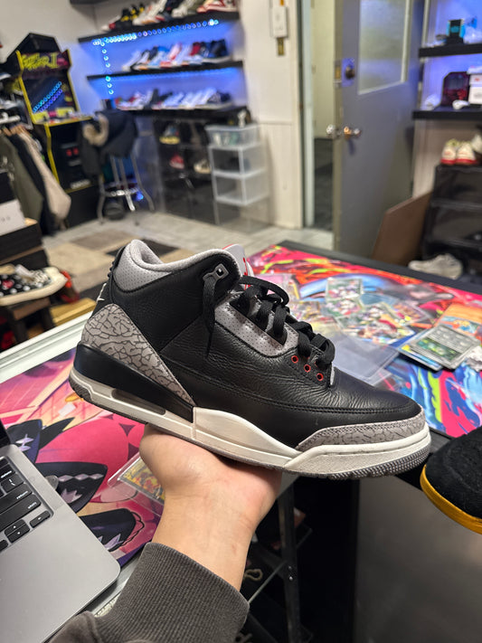 Jordan 3 Retro OG Black Cement (2024) (US 10.5) / USED