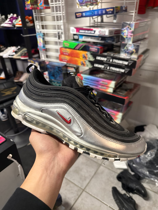 Nike Air Max 97 Silver Black (US 13) / USED NO BOX