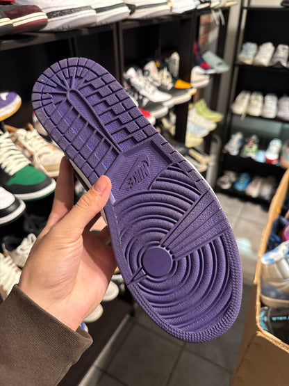 Jordan 1 Low Court Purple White (US 12) / USED NO BOX