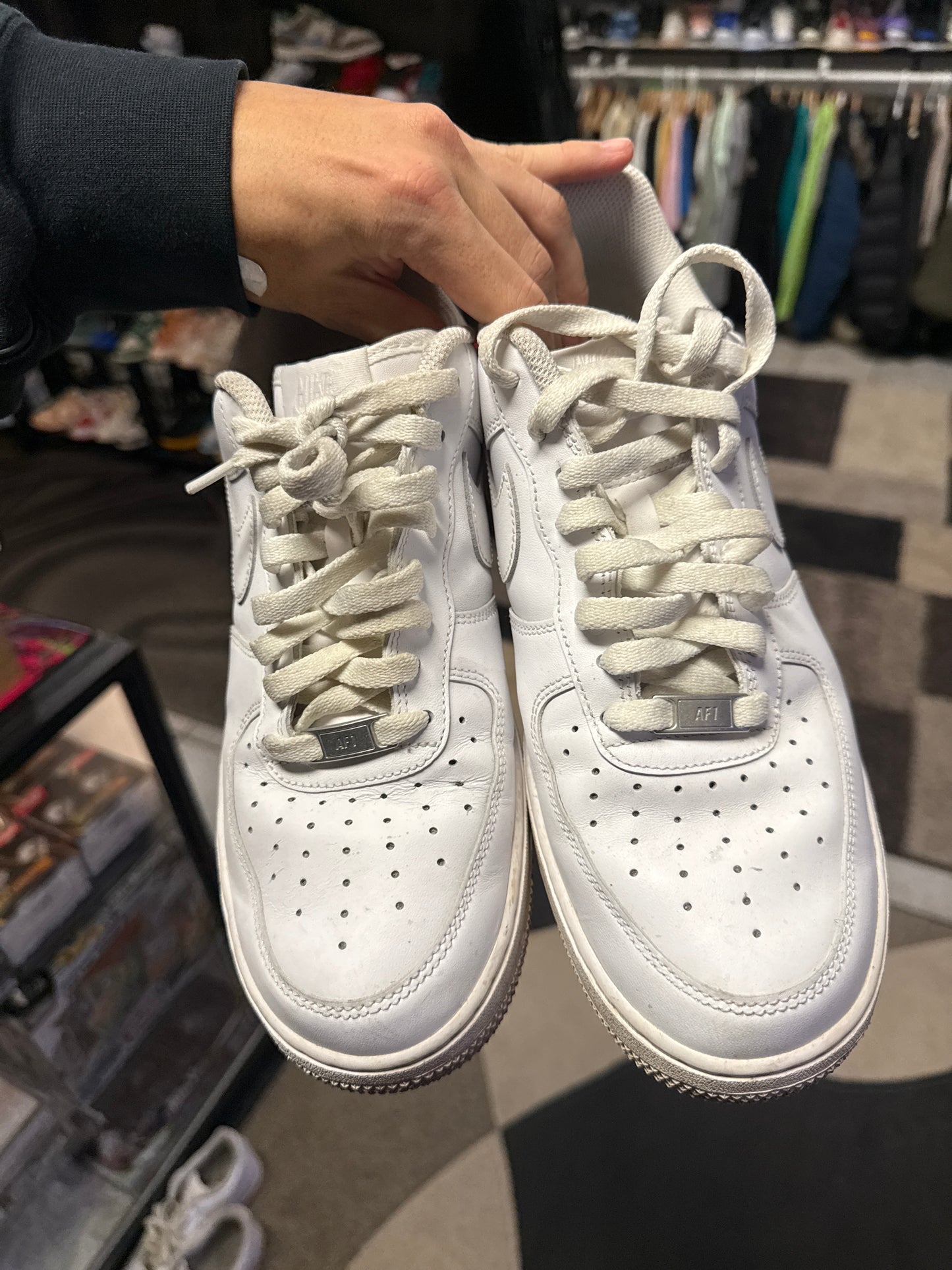 Nike Air Force 1 Low '07 White (US 10) / USED NO BOX