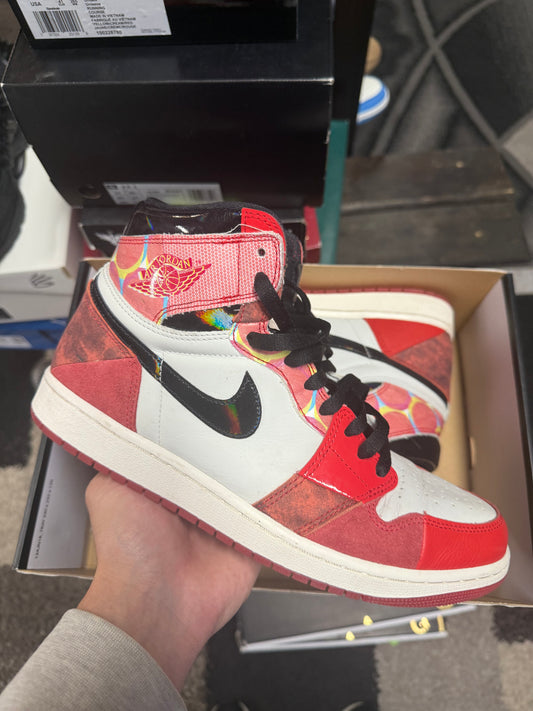 Jordan 1 Retro High OG Spider-Man Across the Spider-Verse (Special Box) (US 10) / USED