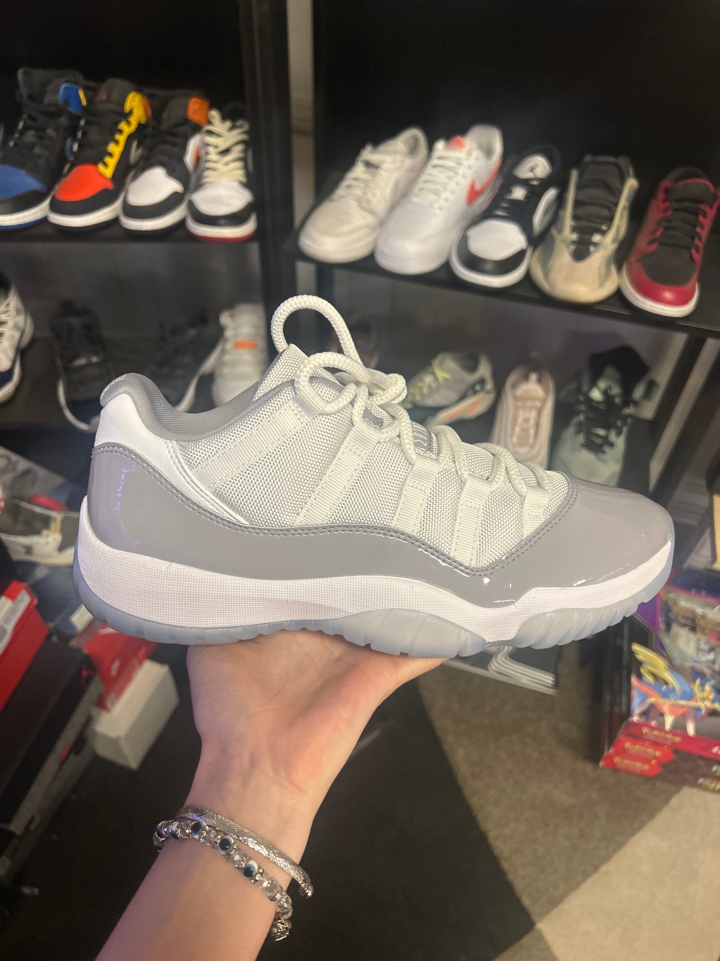 Jordan 11 Retro Low Cement Grey (US 9) (used)
