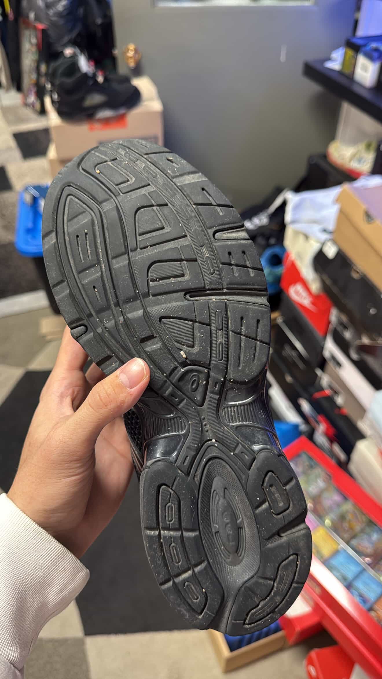 ASICS Gel-1130 Black Pure Silver (Men's) (US 10.5) - Used