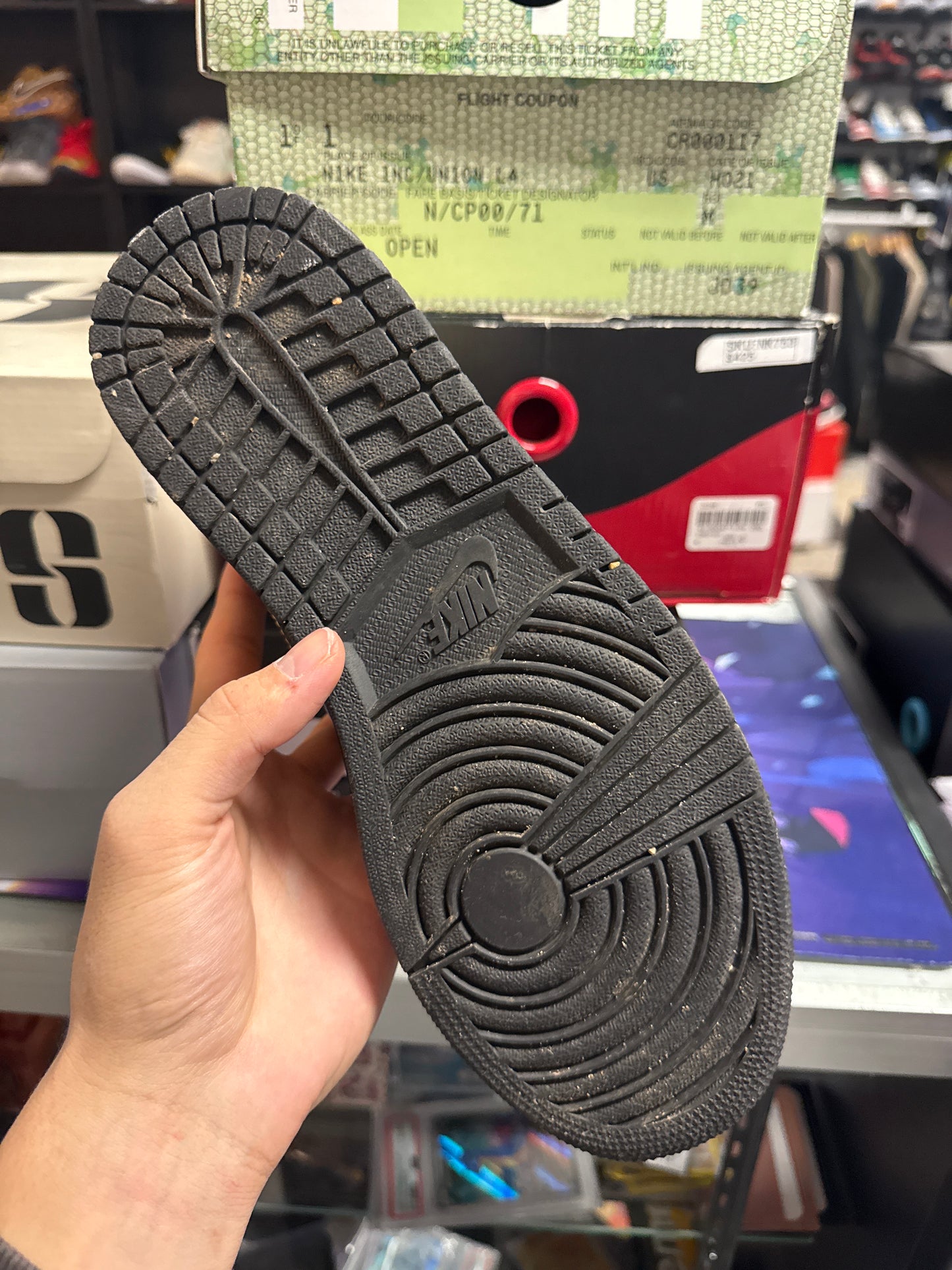 Jordan 1 Retro High NRG Patent Gold Toe (US 9) / USED NO BOX