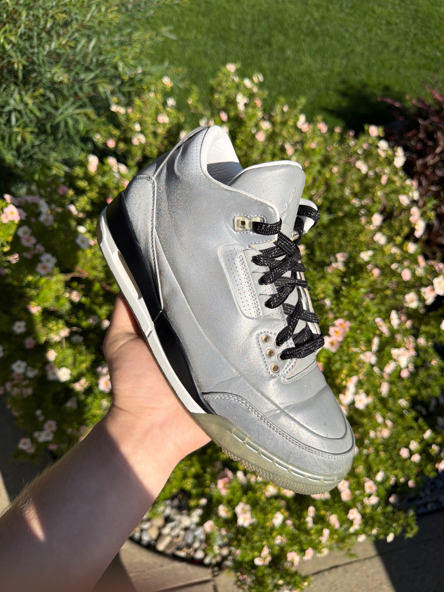 Jordan 3 Retro 5Lab3 Silver (US 8.5) (used no box)