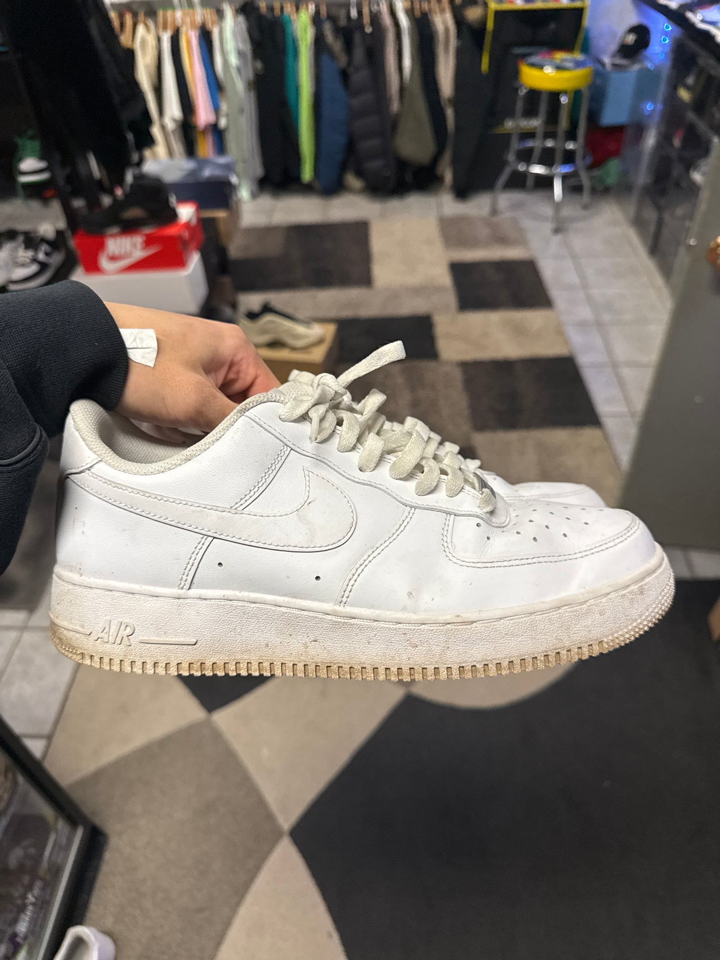 Nike Air Force 1 Low '07 White (US 10) / USED NO BOX
