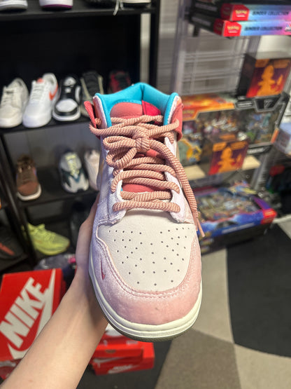 Nike Dunk Mid Social Status Free Lunch Strawberry Milk (US 9.5) (used)