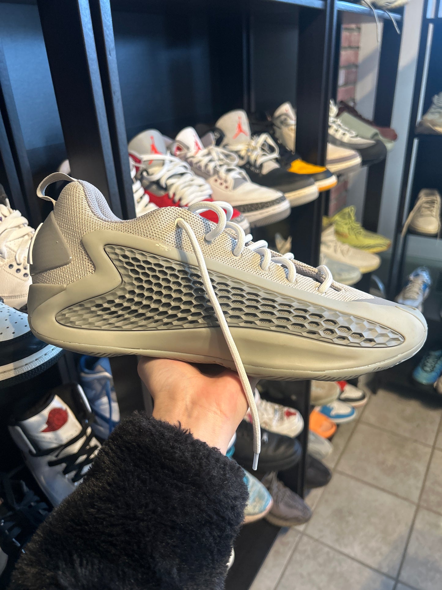 adidas AE 1 Low Metallic Grey (US 10.5) (used)