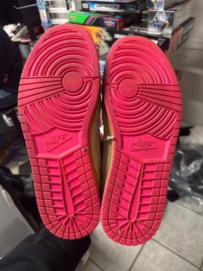 Jordan 1 Low White Gum Hyper Pink (US 13) / USED NO BOX NO INSOLE