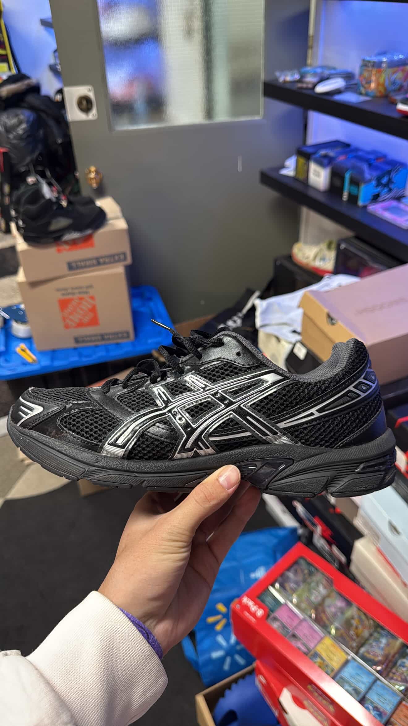 ASICS Gel-1130 Black Pure Silver (Men's) (US 10.5) - Used