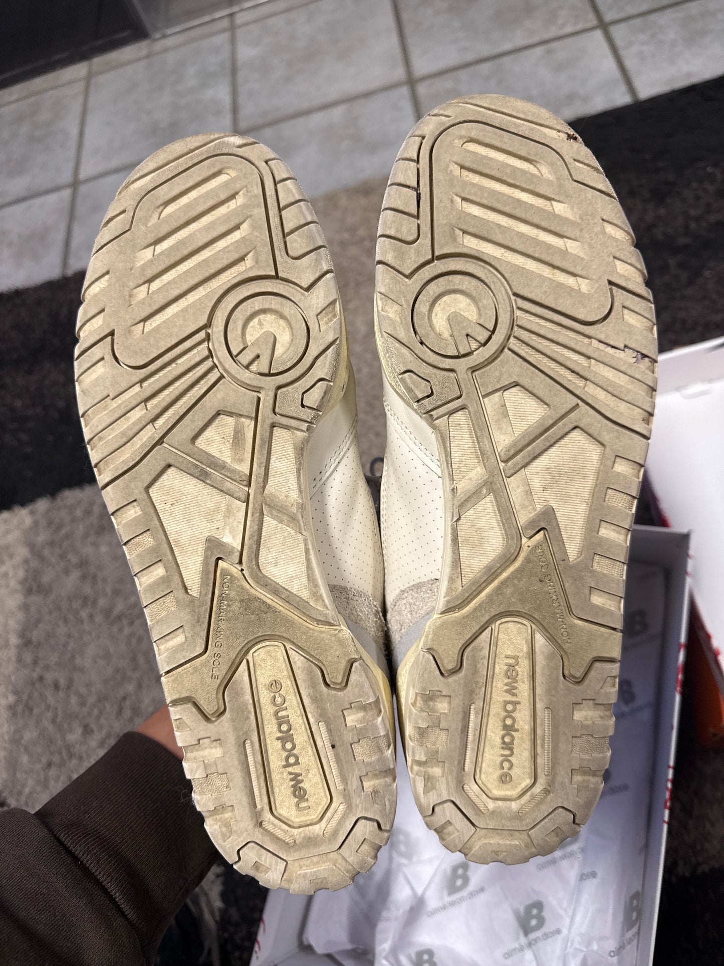 New Balance 550 Aime Leon Dore White Leather (US 11.5) / USED