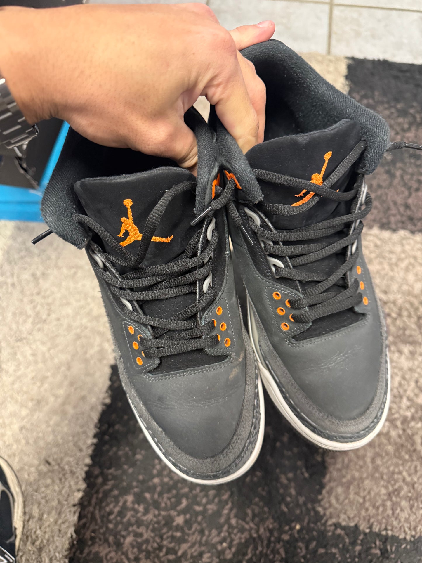 Jordan 3 Retro Fear Pack (2023) (US 9) / USED NO BOX