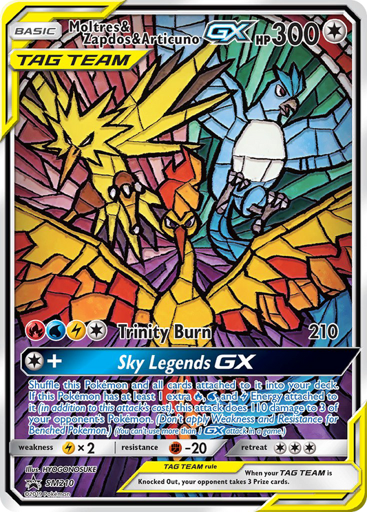 Image for card Moltres & Zapdos & Articuno GX