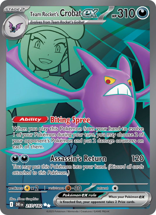 Image for card Team Rocket's Crobat ex