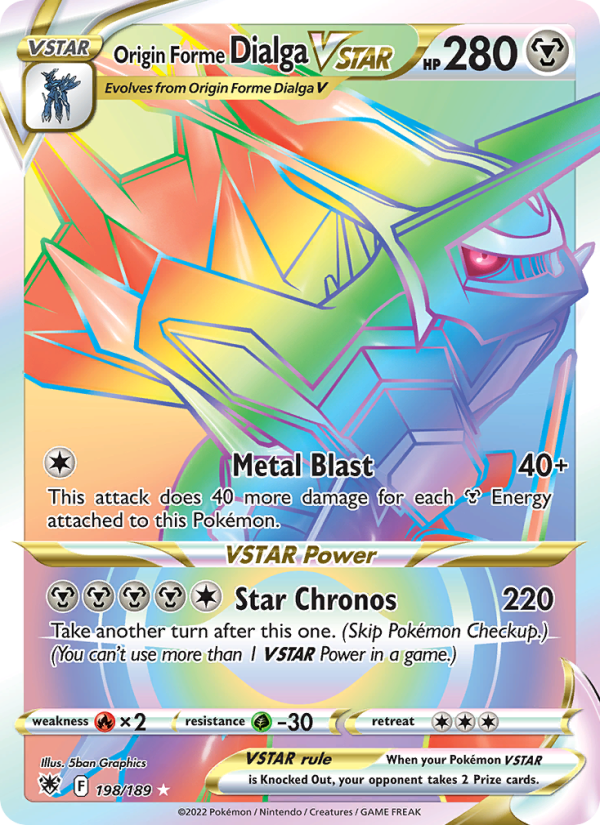 Origin Forme Dialga VSTAR (swsh10#198) – Double Up Canada