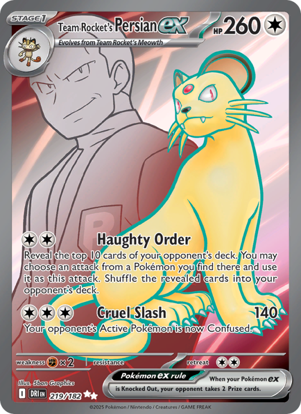 Image for card Team Rocket's Persian ex