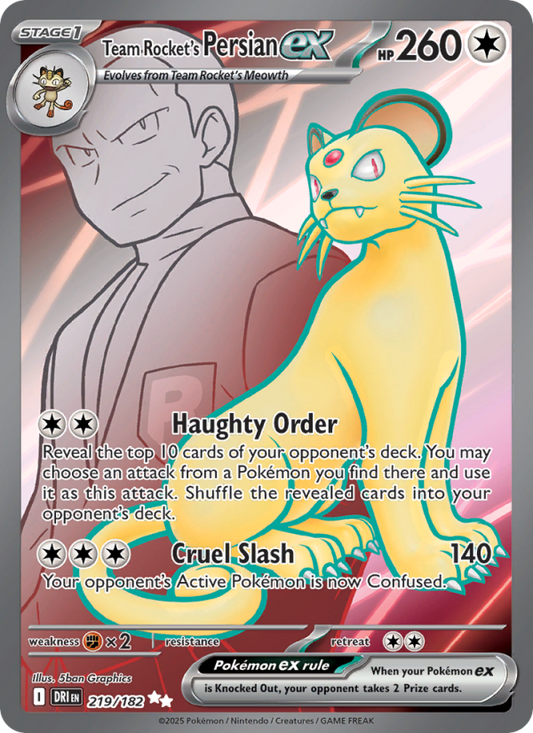 Image for card Team Rocket's Persian ex