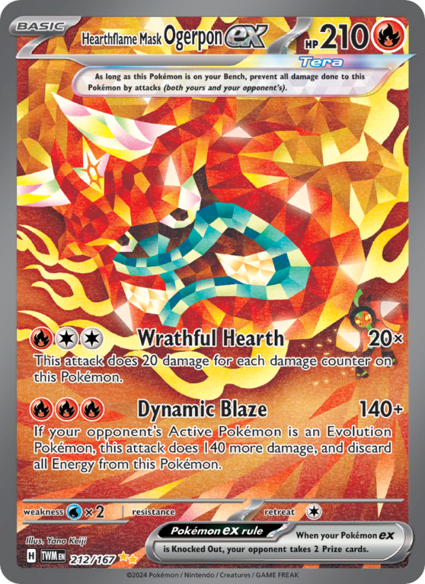 Image for card Hearthflame Mask Ogerpon ex