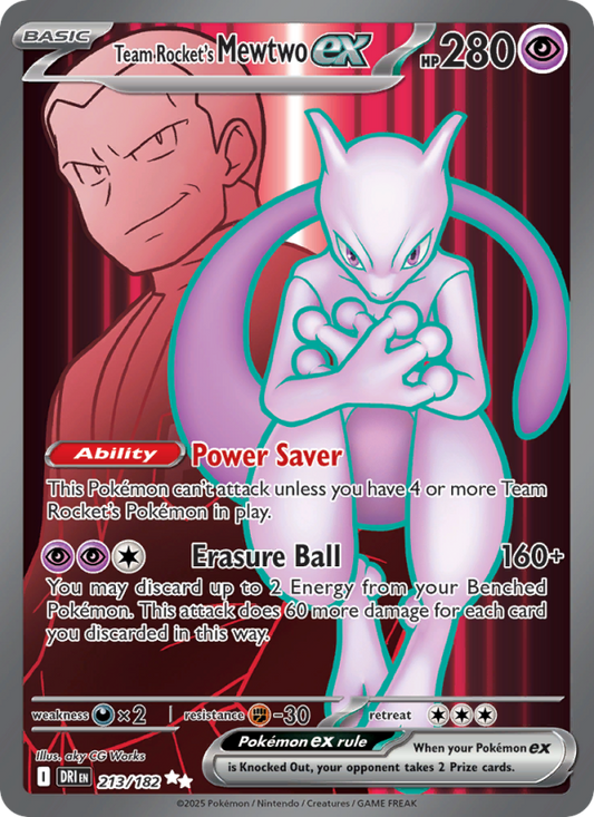 Image for card Team Rocket's Mewtwo ex