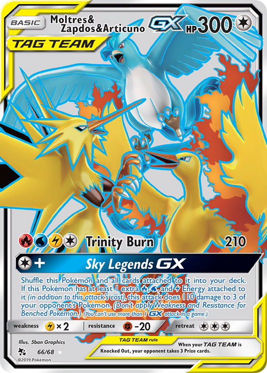 Image for card Moltres & Zapdos & Articuno GX