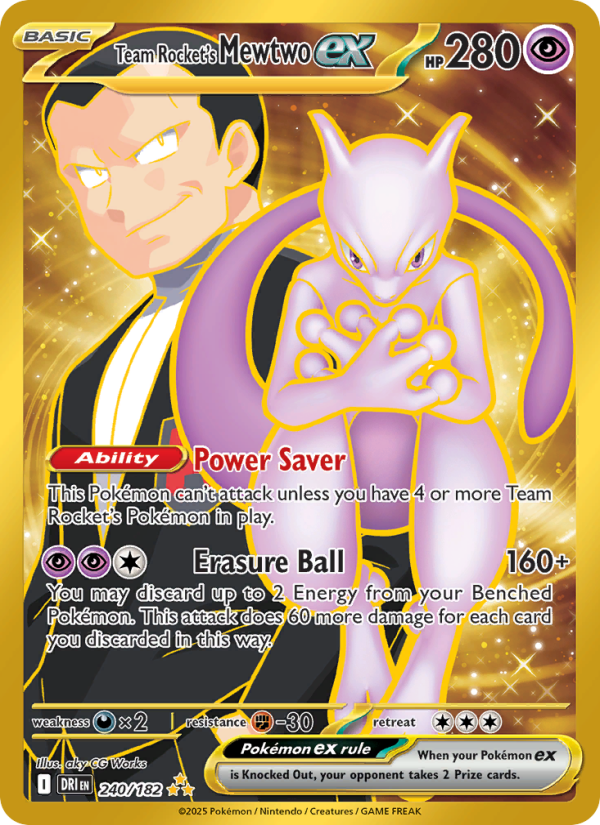Image for card Team Rocket's Mewtwo ex