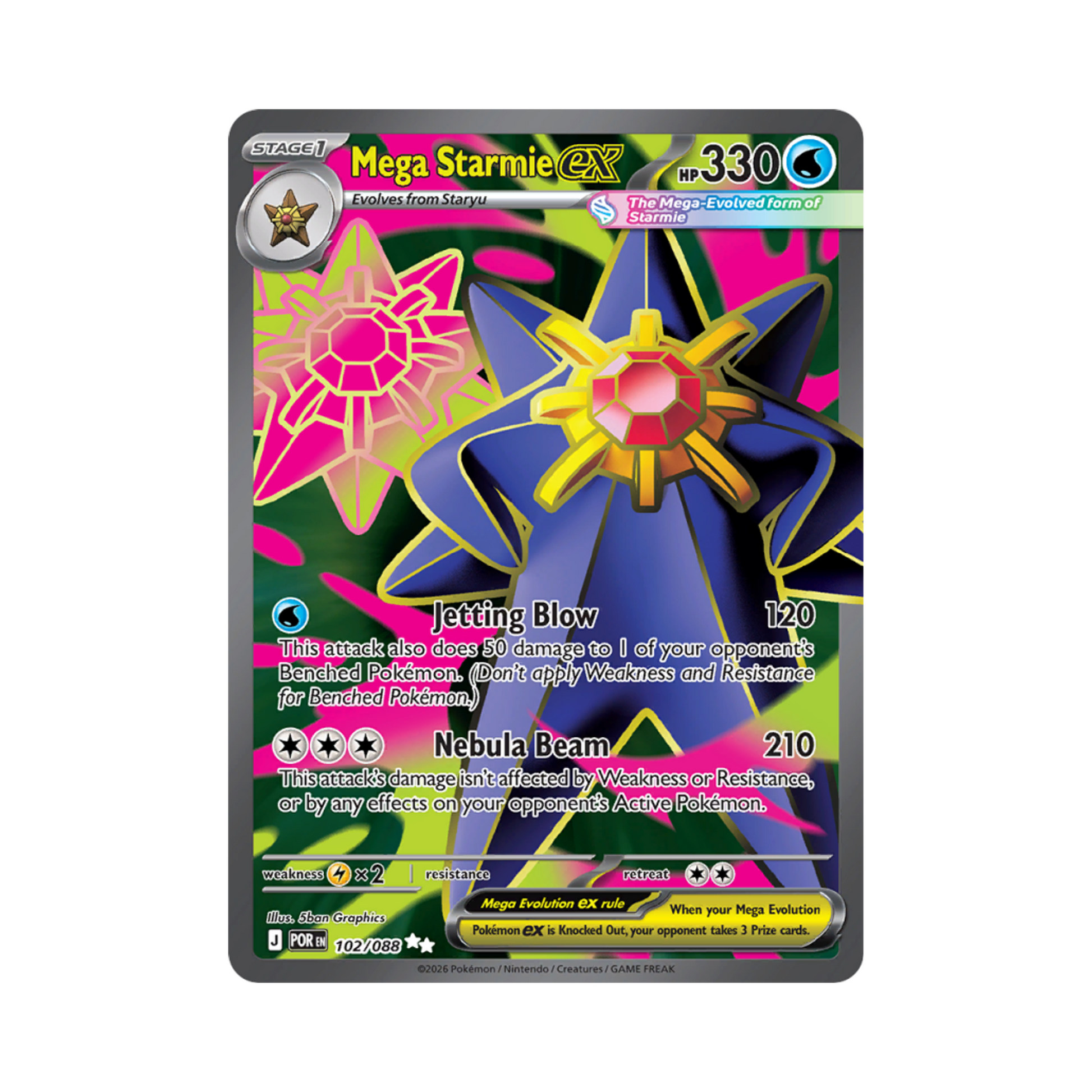 Image for card Mega Starmie ex