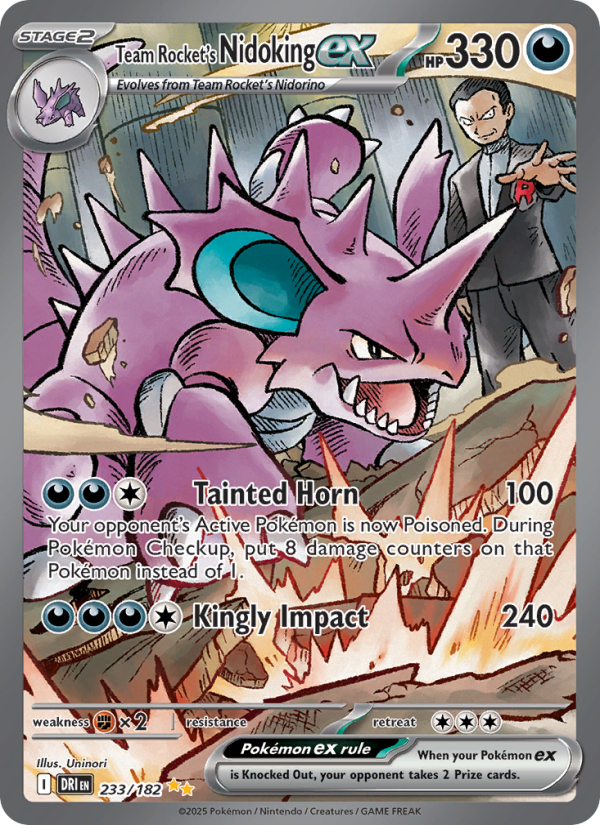Image for card Team Rocket's Nidoking ex