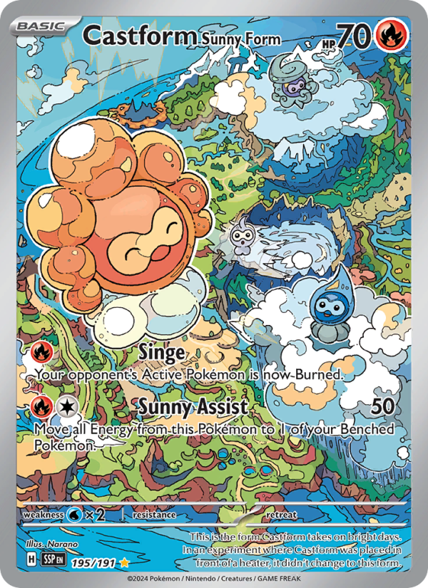 Image for card Castform Sunny Form