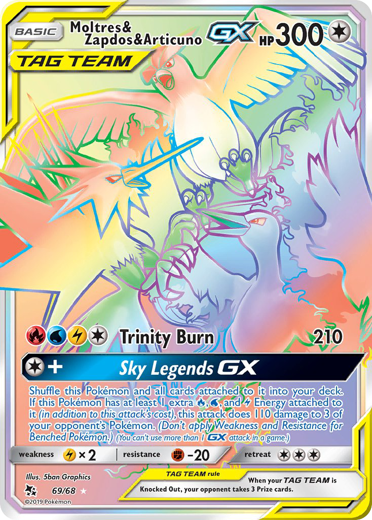 Image for card Moltres & Zapdos & Articuno GX