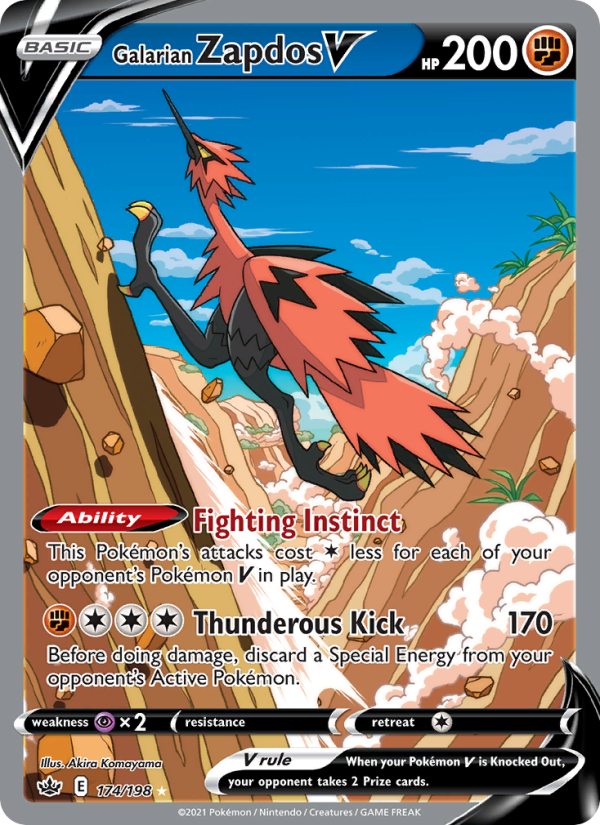 Image for card Galarian Zapdos V