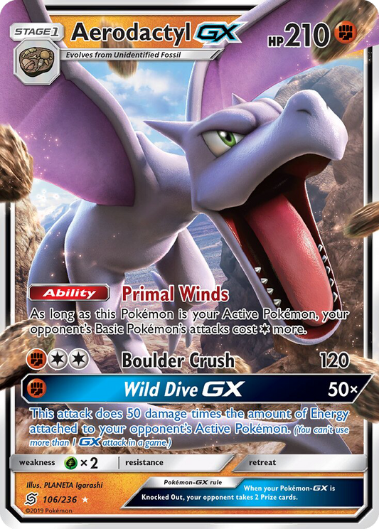 Image for card Aerodactyl GX