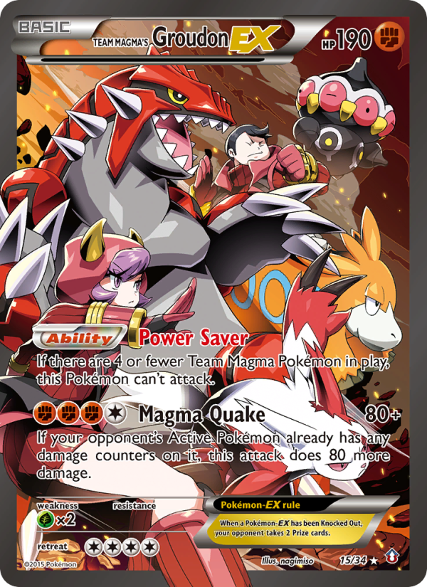 Image for card Team Magma's Groudon EX