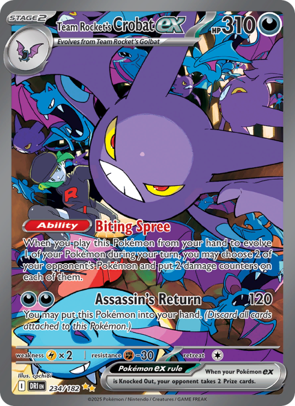Image for card Team Rocket's Crobat ex