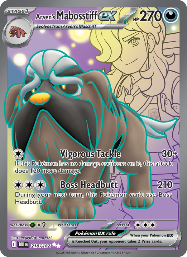 Image for card Arven's Mabosstiff ex