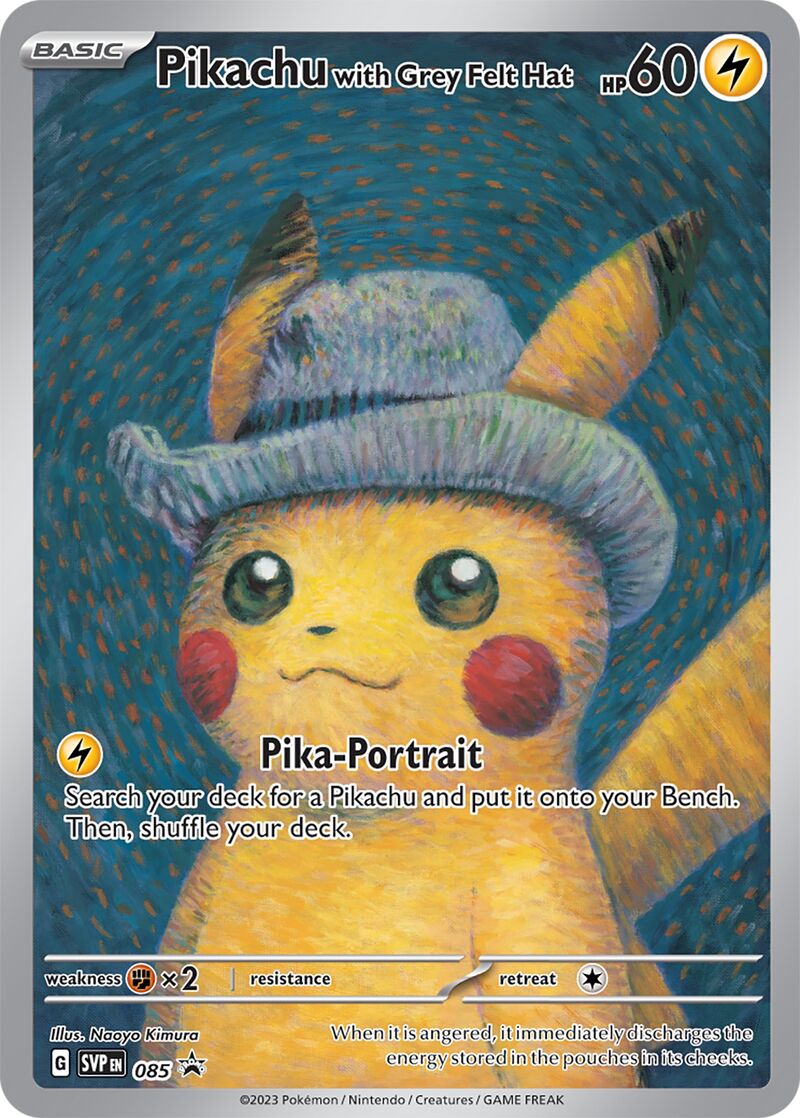 Pikachu with Grey Felt Hat (svp#085)