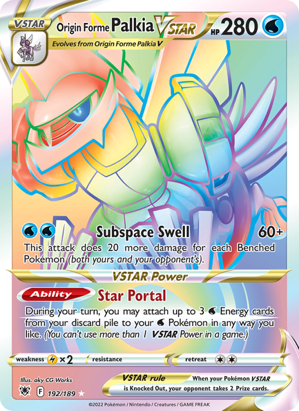 Image for card Origin Forme Palkia VSTAR