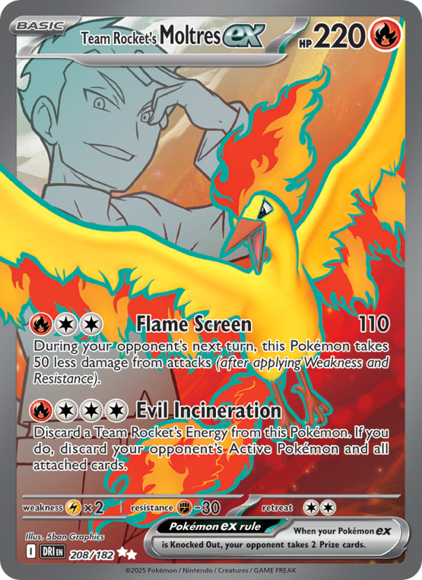 Image for card Team Rocket's Moltres ex