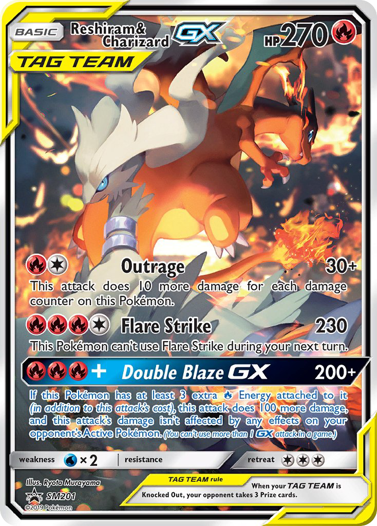 Image for card Reshiram & Charizard GX