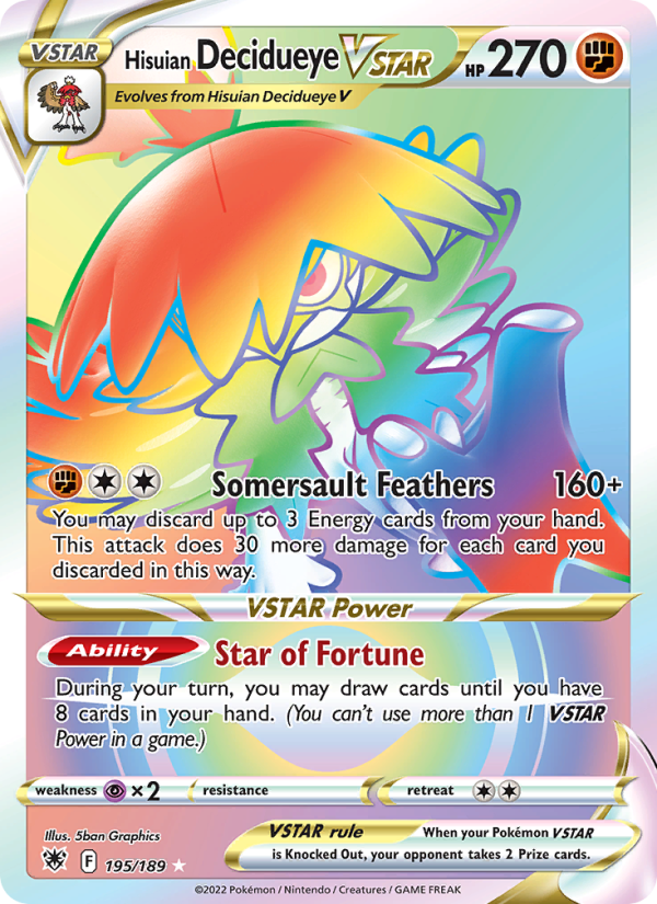 Image for card Hisuian Decidueye VSTAR
