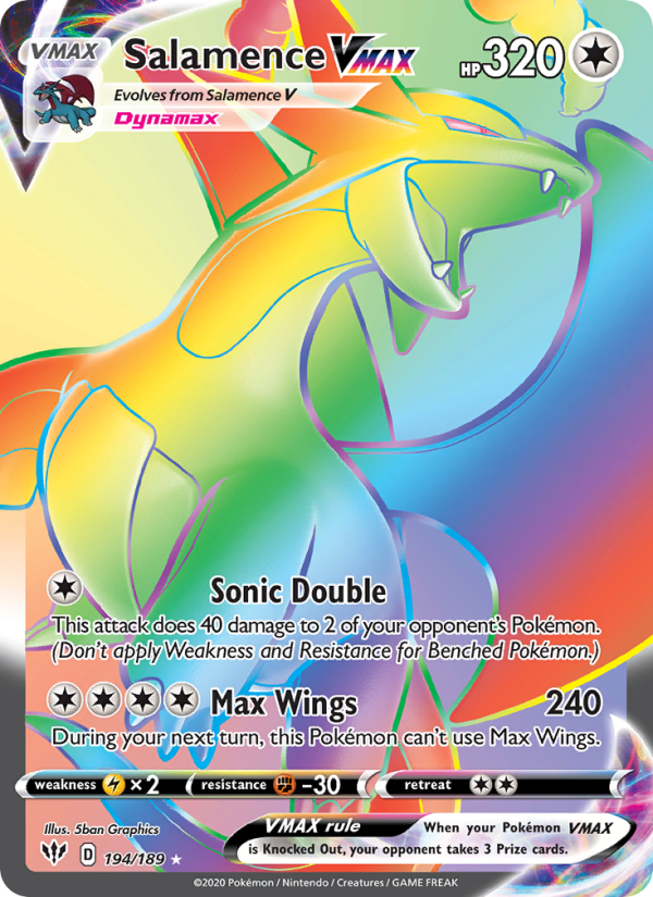 Image for card Salamence VMAX