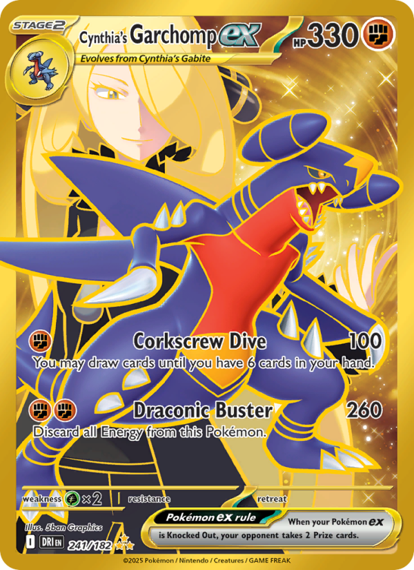 Image for card Cynthia's Garchomp ex